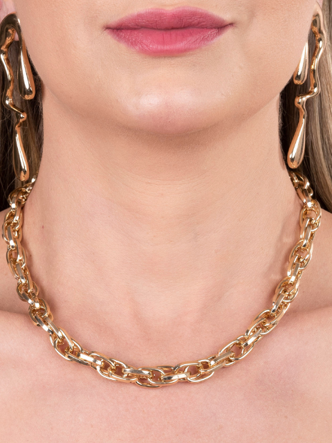 Choker Elos Duplos