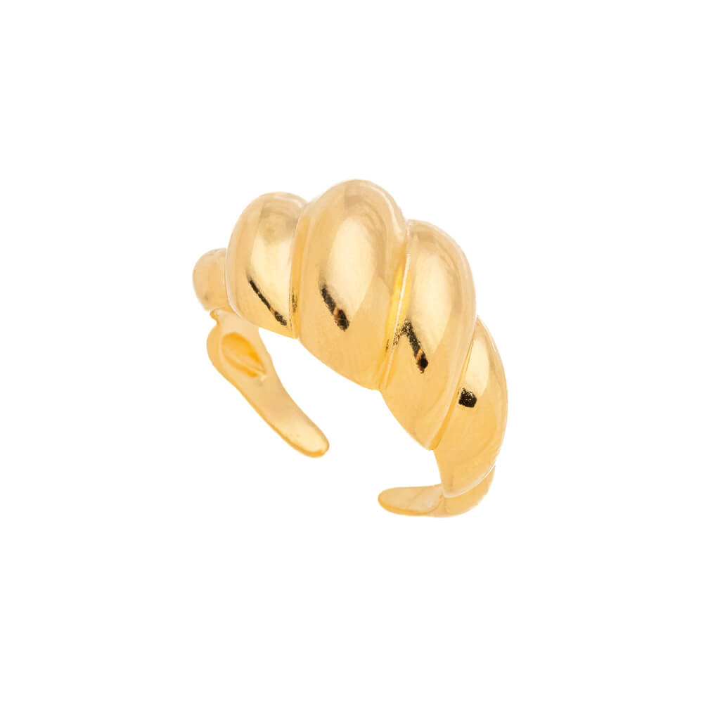 Anel Croissant Liso