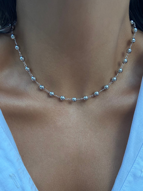 Choker Bolinhas